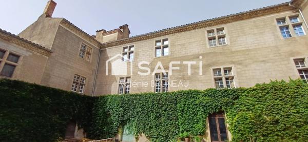 Château 936 m² : vente ou gérance hôtelière/restauration
