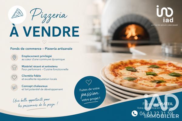 Crêperie, Pizzeria​ à vendre 70 m² Saint-Jean-de-Liversay