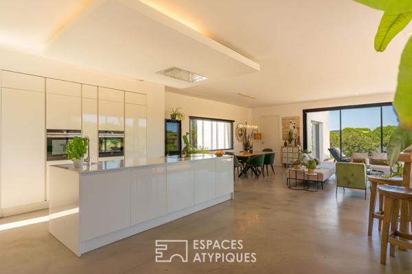 Villa d’architecte au coeur des vignes