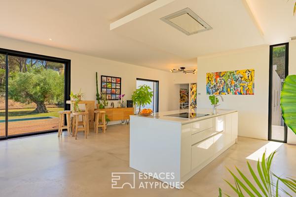 Villa d’architecte au coeur des vignes