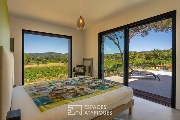 Villa d’architecte au coeur des vignes