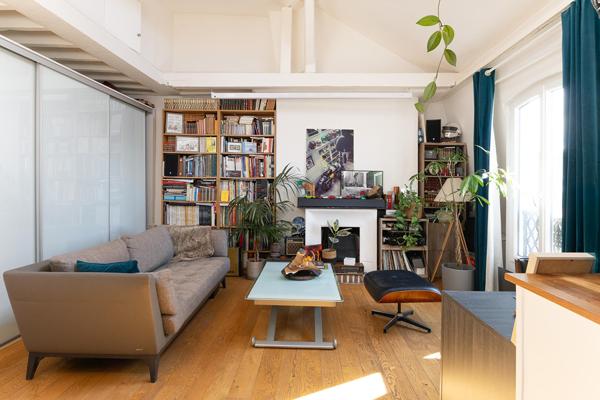 Duplex sous les toits, à deux pas du Canal Saint-Martin
