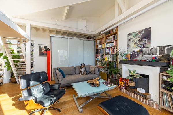 Duplex sous les toits, à deux pas du Canal Saint-Martin