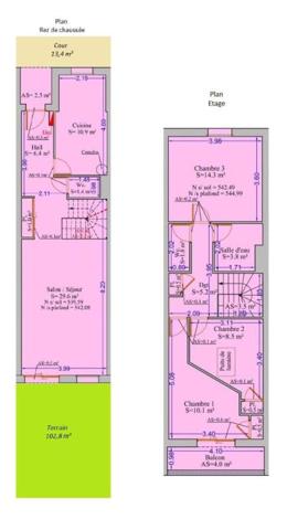 APPARTEMENT AVEC TERRAIN ATTENANT