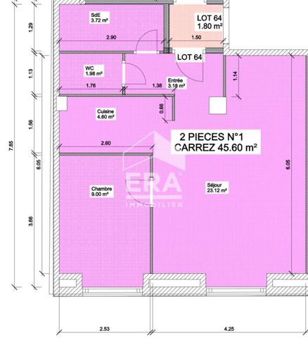 T2 Nice-Centre 46 m2