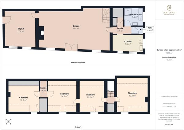 Maison à vendre  6 pièces - 120 m2 CHARTRES - 28