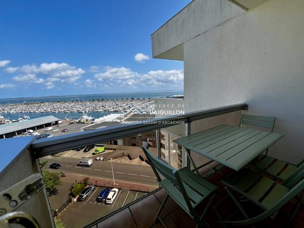 Appartement T2 vue mer Arcachon Aiguillon