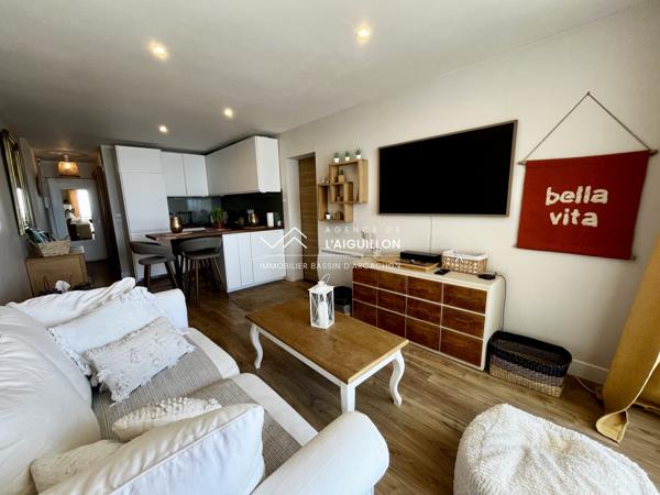 Appartement T2 vue mer Arcachon Aiguillon