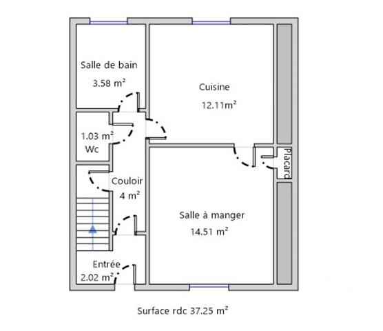 Maison à vendre 3 pièces 75 m² Tucquegnieux