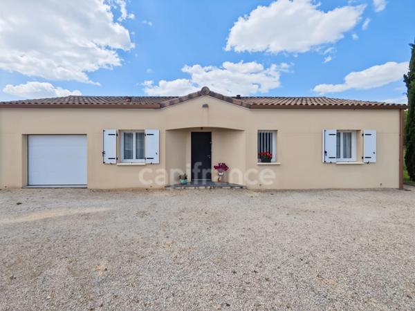 Maison T4 plain-pied 86 m² avec garage et terrain – Mouleydier (24)