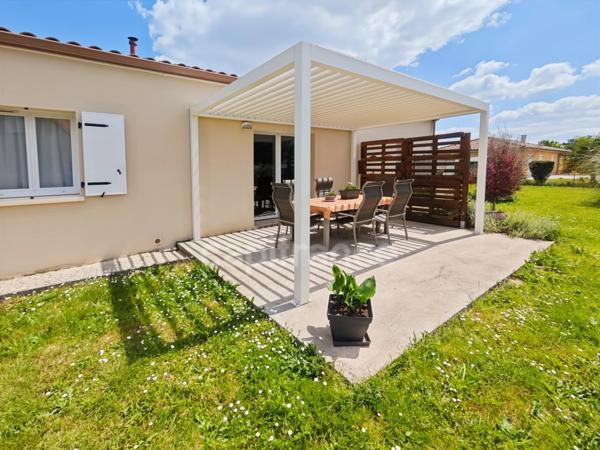 Maison T4 plain-pied 86 m² avec garage et terrain – Mouleydier (24)