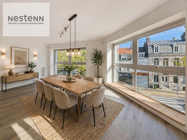 Appartement 90 m² - 2 chambres dans résidence sécurisée avec ascenseur - Vue exceptionnelle sur le Théâtre de Calais