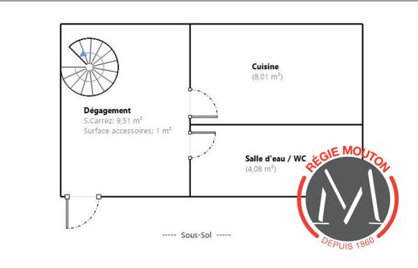LOCATION LOCAL COMMERCIAL 94m2 - 69003 - Place Guichard
