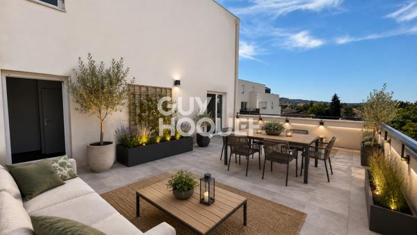 Coup de cœur – APPARTEMENT T2 avec terrasse de 35 m² et balcon