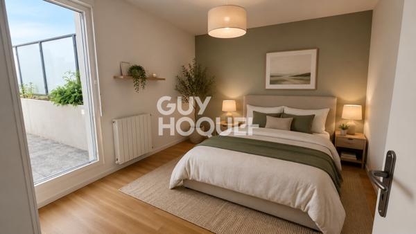 Coup de cœur – APPARTEMENT T2 avec terrasse de 35 m² et balcon
