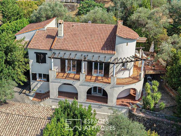 Maison d’architecte d’exception avec vue panoramique à Grasse