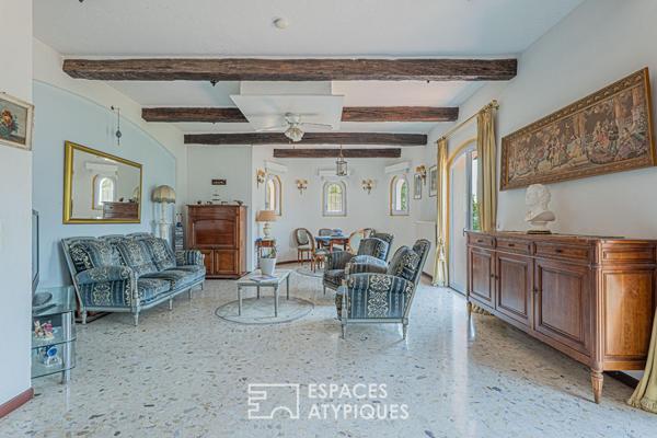 Maison d’architecte d’exception avec vue panoramique à Grasse