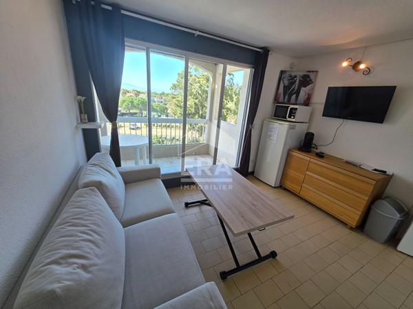 Studio/cabine avec terrasse et place de parking