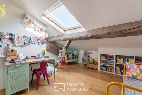Duplex familial avec terrasse et piscine au calme absolu
