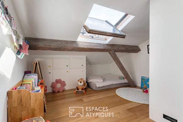 Duplex familial avec terrasse et piscine au calme absolu