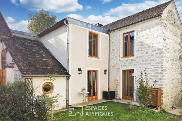 Maison en pierre de caractère au centre de Bourron-Marlotte