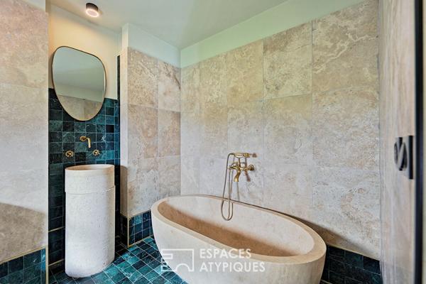 Maison en pierre de caractère au centre de Bourron-Marlotte