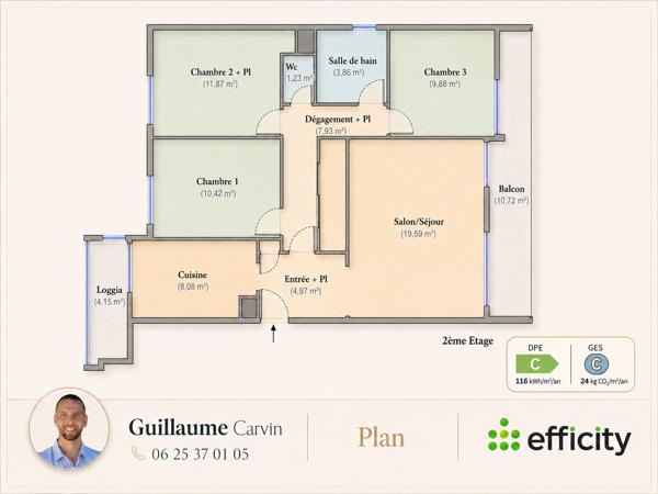 Appartement
         4 pièces
        - 78 m² 255 000 € *
