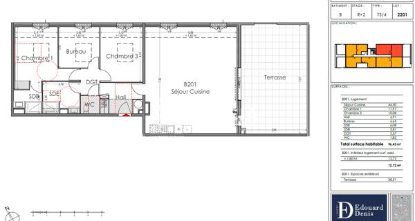 Location Appartement meublé 4 pièces 96.43 m² - Saint-rémy-de-provence 13210