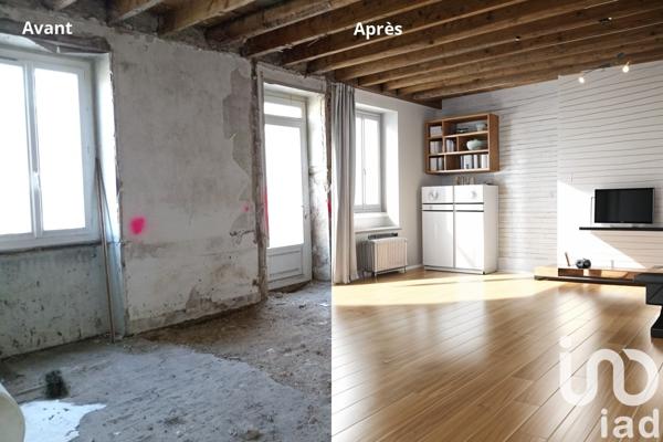 Maison de ville 4 pièces de 67 m² à Montceau-les-Mines (71300)