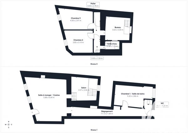 Maison à vendre 6 pièces 108 m² Nantes