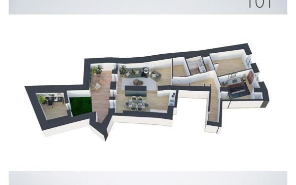 Appartement à vendre    4 pièces • 82,60 m2 Mâcon