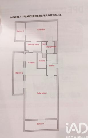 Appartement à vendre 3 pièces 65 m² Mulhouse