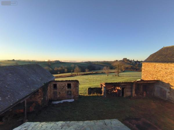 Propriété agricole à vendre à Morlhon-le-Haut dans l'Aveyron (12200), ref : 1134