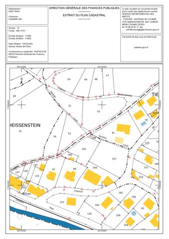 Guebwiller (68500) Terrain de 801 m² à vendre à Guebwiller, libre de constructeur