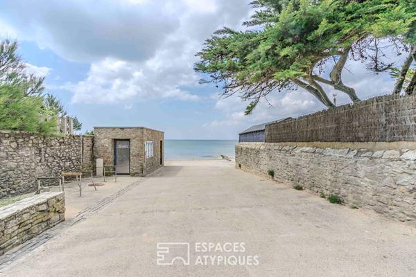 Élégante demeure balnéaire à 80 mètres de l’océan avec aperçu mer