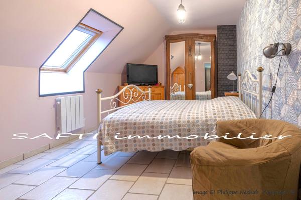 Limetz-Villez - Maison de 161m² - 3 chambres - sur 1099m2 de jardin.