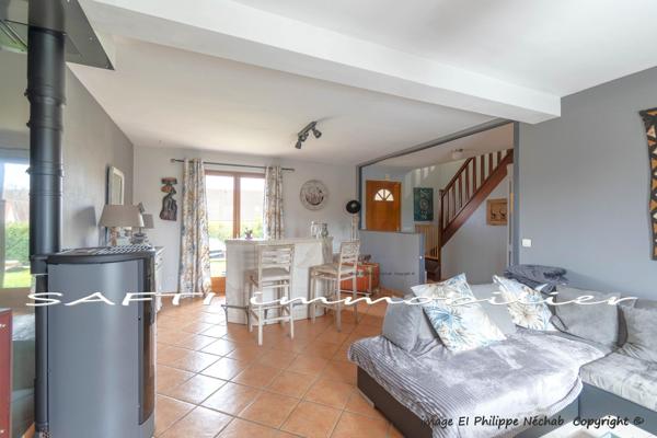 Limetz-Villez - Maison de 161m² - 3 chambres - sur 1099m2 de jardin.