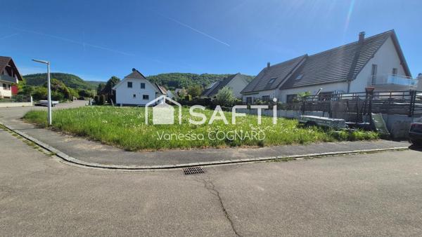 Terrain constructible de 704 m² à Leymen – Emplacement idéal proche Suisse