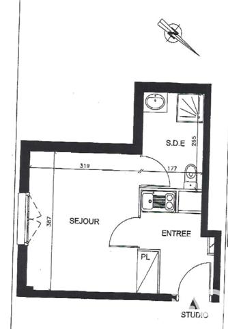 Studio à vendre 22 m² Rueil-Malmaison