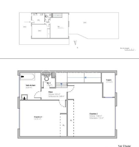 Maison jumelee de 84 m²