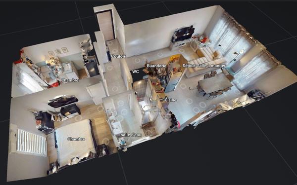 Appartement à vendre    3 pièces • 71,58 m2 Amnéville