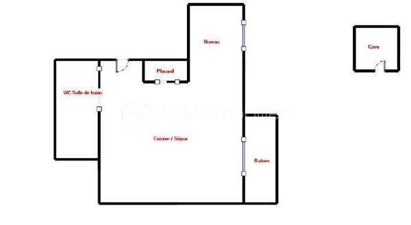 Appartement de 20 m²