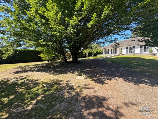 Dpt Landes (40), à vendre AIRE SUR L'ADOUR maison T4 de 140m² habitables + sous-sol intégral avec garage sur 2485m² de terrain
