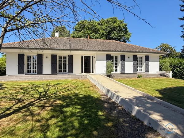 Dpt Landes (40), à vendre AIRE SUR L'ADOUR maison T4 de 140m² habitables + sous-sol intégral avec garage sur 2485m² de terrain