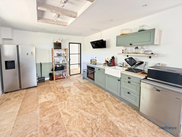 Dpt Landes (40), à vendre AIRE SUR L'ADOUR maison T4 de 140m² habitables + sous-sol intégral avec garage sur 2485m² de terrain