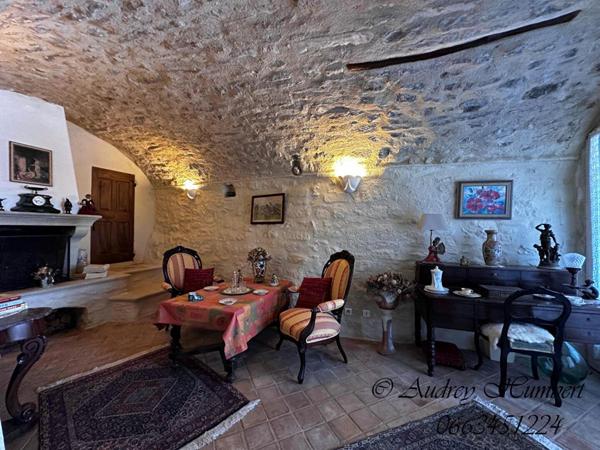 EXCLU, proche FORCALQUIER, Belle MAISON DE VILLAGE de 126 m²  avec terrasses, jardin et cour