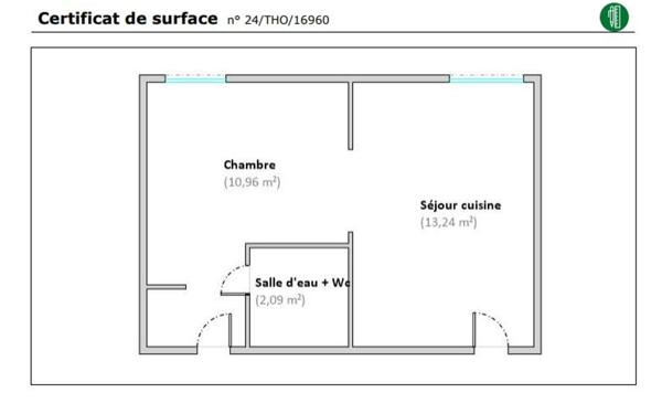 Appartement à vendre    2 pièces • 26,29 m2 Brunoy