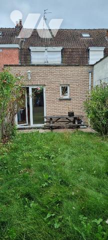 Wattrelos limite Tourcoing maison 3 chambres jardin et grand garage