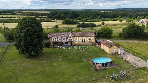 Maison à Beaumontois en Périgord, 24440 - 3 pièces 86m²