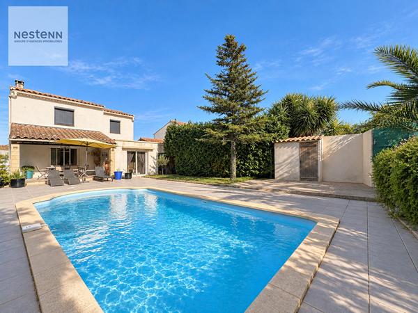 MAISON T4 110 M²  AVEC 620 M² DE TERRAIN PISCINE GARAGE